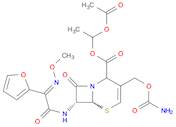 5-Thia-1-azabicyclo[4.2.0]oct-3-ene-2-carboxylic acid, 3-[[(aminocarbonyl)oxy]methyl]-7-[[(2Z)-2-(…