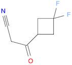 Cyclobutanepropanenitrile, 3,3-difluoro-β-oxo-