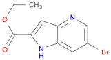 1H-Pyrrolo[3,2-b]pyridine-2-carboxylic acid, 6-bromo-, ethyl ester