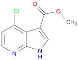 1H-Pyrrolo[2,3-b]pyridine-3-carboxylic acid, 4-chloro-, methyl ester