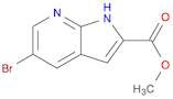 1H-Pyrrolo[2,3-b]pyridine-2-carboxylic acid, 5-bromo-, methyl ester
