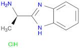 1H-Benzimidazole-2-methanamine, α-methyl-, hydrochloride (1:1), (αR)-