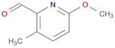 2-Pyridinecarboxaldehyde, 6-methoxy-3-methyl-