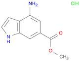 1H-Indole-6-carboxylic acid, 4-amino-, methyl ester, hydrochloride (1:1)