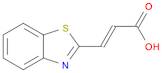 2-Propenoic acid, 3-(2-benzothiazolyl)-, (2E)-