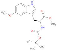 L-Tryptophan, N-[(1,1-dimethylethoxy)carbonyl]-5-methoxy-, methyl ester