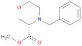 3-Morpholinecarboxylic acid, 4-(phenylmethyl)-, methyl ester, (3S)-