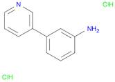 Benzenamine, 3-(3-pyridinyl)-, hydrochloride (1:2)