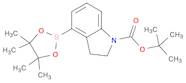 1H-Indole-1-carboxylic acid, 2,3-dihydro-4-(4,4,5,5-tetramethyl-1,3,2-dioxaborolan-2-yl)-, 1,1-d...