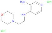 3,4-Pyridinediamine, N4-[2-(4-morpholinyl)ethyl]-, hydrochloride (1:2)