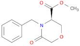 3-Morpholinecarboxylic acid, 5-oxo-4-(phenylmethyl)-, methyl ester, (3R)-