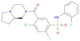 Benzenesulfonamide, 4-chloro-2-fluoro-N-(2-fluorophenyl)-5-[[(8aR)-hexahydropyrrolo[1,2-a]pyrazin-2(1H)-yl]carbonyl]-
