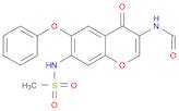Methanesulfonamide, N-[3-(formylamino)-4-oxo-6-phenoxy-4H-1-benzopyran-7-yl]-