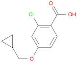 Benzoic acid, 2-chloro-4-(cyclopropylmethoxy)-