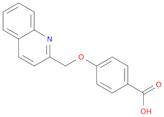 Benzoic acid, 4-(2-quinolinylmethoxy)-