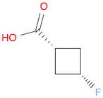 Cyclobutanecarboxylic acid, 3-fluoro-, cis-