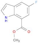 1H-Indole-7-carboxylic acid, 5-fluoro-, methyl ester