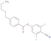 Benzoic acid, 4-pentyl-, 4-cyano-3,5-difluorophenyl ester