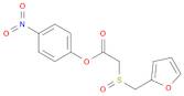 Acetic acid, 2-[(2-furanylmethyl)sulfinyl]-, 4-nitrophenyl ester