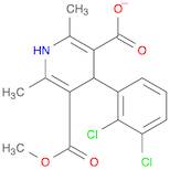 3,5-Pyridinedicarboxylic acid, 4-(2,3-dichlorophenyl)-1,4-dihydro-2,6-dimethyl-, 3-methyl ester