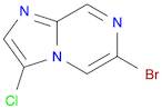 Imidazo[1,2-a]pyrazine, 6-bromo-3-chloro-