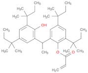 2-Propenoic acid, 2-[1-[3,5-bis(1,1-dimethylpropyl)-2-hydroxyphenyl]ethyl]-4,6-bis(1,1-dimethylpro…