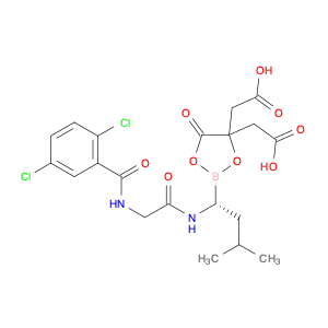 1,3,2-Dioxaborolane-4,4-diacetic acid, 2-[(1R)-1-[[2-[(2,5-dichlorobenzoyl)amino]acetyl]amino]-3-methylbutyl]-5-oxo-