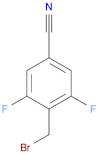 Benzonitrile, 4-(bromomethyl)-3,5-difluoro-