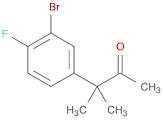 2-Butanone, 3-(3-bromo-4-fluorophenyl)-3-methyl-