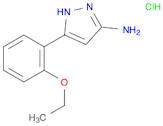 1H-Pyrazol-3-amine, 5-(2-ethoxyphenyl)-, hydrochloride (1:1)