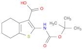Benzo[b]thiophene-3-carboxylic acid, 2-[[(1,1-dimethylethoxy)carbonyl]amino]-4,5,6,7-tetrahydro-
