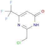 4(3H)-Pyrimidinone, 2-(chloromethyl)-6-(trifluoromethyl)-