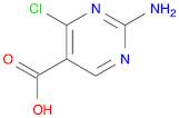 5-Pyrimidinecarboxylic acid, 2-amino-4-chloro-