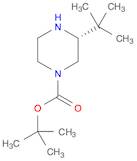 1-Piperazinecarboxylic acid, 3-(1,1-dimethylethyl)-, 1,1-dimethylethyl ester, (3R)-