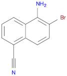 1-Naphthalenecarbonitrile, 5-amino-6-bromo-