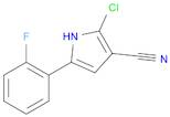 1H-Pyrrole-3-carbonitrile, 2-chloro-5-(2-fluorophenyl)-