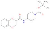 1-Piperidinecarboxylic acid, 4-[[(2,3-dihydro-1,4-benzodioxin-2-yl)carbonyl]amino]-, 1,1-dimethylethyl ester