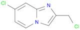 Imidazo[1,2-a]pyridine, 7-chloro-2-(chloromethyl)-