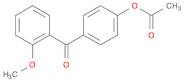 Methanone, [4-(acetyloxy)phenyl](2-methoxyphenyl)-