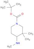 1-Piperidinecarboxylic acid, 3,3-dimethyl-4-(methylamino)-, 1,1-dimethylethyl ester