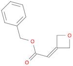 Acetic acid, 2-(3-oxetanylidene)-, phenylmethyl ester