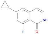 1(2H)-Isoquinolinone, 6-cyclopropyl-8-fluoro-
