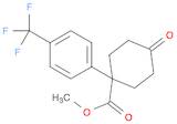 Cyclohexanecarboxylic acid, 4-oxo-1-[4-(trifluoromethyl)phenyl]-, methyl ester