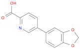 2-Pyridinecarboxylic acid, 5-(1,3-benzodioxol-5-yl)-