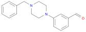 Benzaldehyde, 3-[4-(phenylmethyl)-1-piperazinyl]-