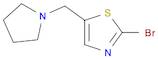 Thiazole, 2-bromo-5-(1-pyrrolidinylmethyl)-