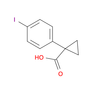 Cyclopropanecarboxylic acid, 1-(4-iodophenyl)-