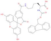 L-Lysine, N6-[(3',6'-dihydroxy-3-oxospiro[isobenzofuran-1(3H),9'-[9H]xanthen]-5-yl)carbonyl]-N2-[(9H-fluoren-9-ylmethoxy)carbonyl]-