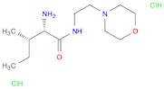 Pentanamide, 2-amino-3-methyl-N-[2-(4-morpholinyl)ethyl]-, hydrochloride (1:2), (2S,3S)-