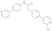 Benzeneacetamide, 4-(2-methyl-4-pyridinyl)-N-[4-(3-pyridinyl)phenyl]-